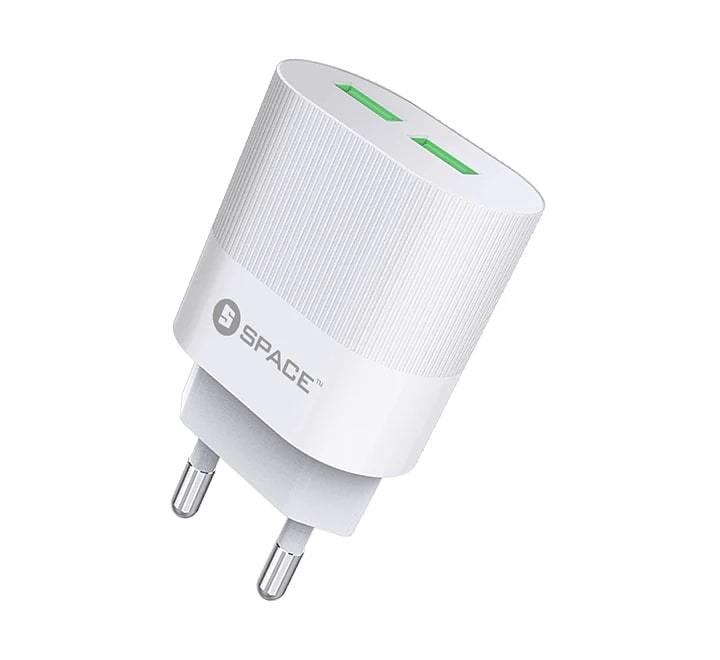 Space Dual Port USB Wall Charger wc-116